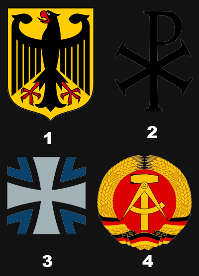 Welches ist das Wappen der Bundesrepublik Deutschland?
