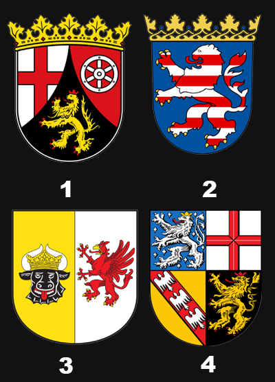 Welches Wappen gehört zum Bundesland Saarland?