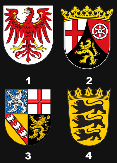 Welches Wappen gehört zum Bundesland Brandenburg?
