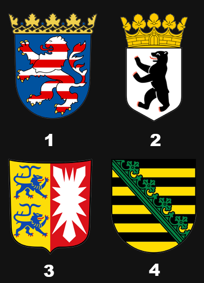 Welches Wappen gehört zum Bundesland Hessen?