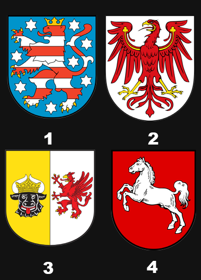 Welches Wappen gehört zum Bundesland Mecklenburg-Vorpommern?