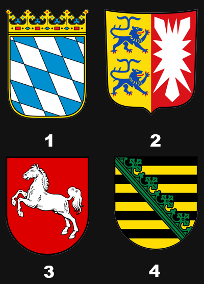 Welches Wappen gehört zum Bundesland Niedersachsen?