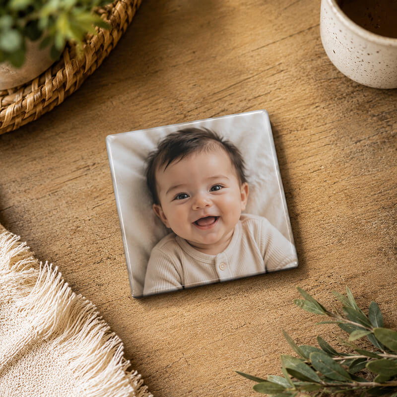 Fotomagnet mit Babyfoto